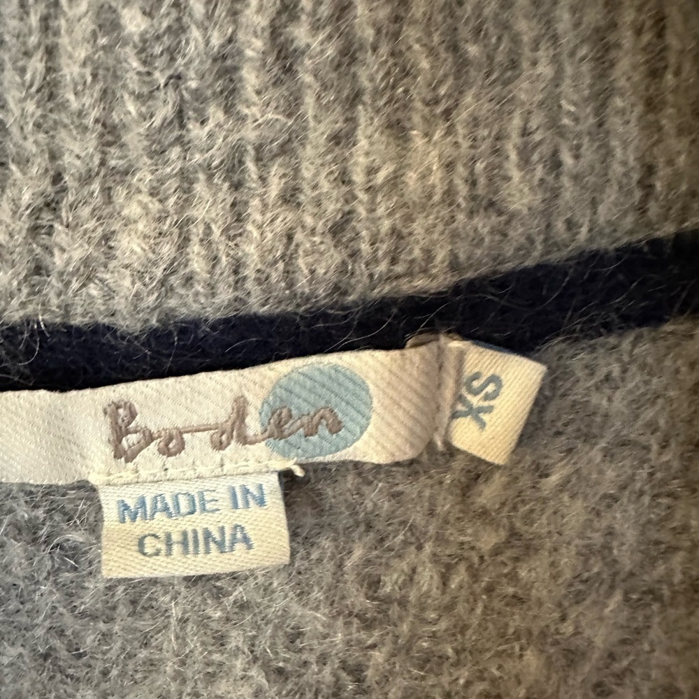 Boden Gray Shawl Collar Cardigan - Picture 3 of 4